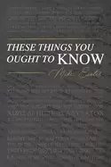 Image of these things you ought to know