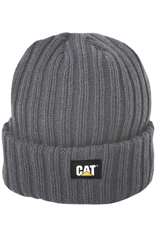 Image of Caterpillar Rib Watch Cap Grey male
