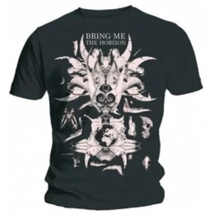 Image of BMTH Skull & Bones Black T Shirt: Large