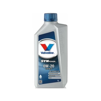 image of 0w20 Fully Synthetic SynPower FE 0W20 1 Litre Engine Oil - 872583 - Valvoline