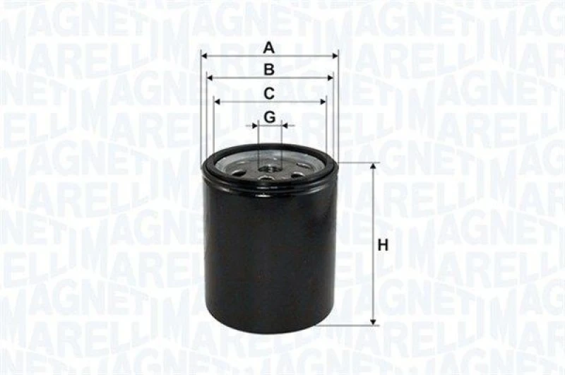 Image of MAGNETI MARELLI Fuel filter MAGNETI MARELLI 153071762561