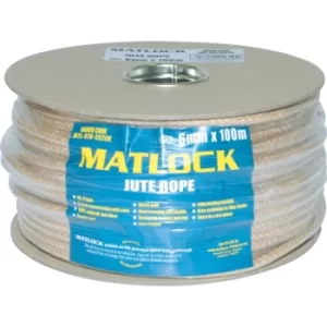 Image of NO.4 6MM 8PLT Natural Jute Sash Cord 100M Reel