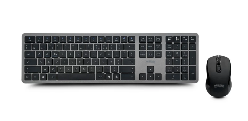 Image of Urban Factory ONLEE: RECHARGEABLE COMBO Keyboard AND MOUSE - BlueTOOTH
