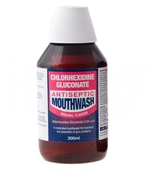 image of Chlorhexidine Gluconate Antiseptic Original Flavour Mouthwash 300ml