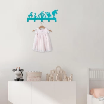 Image of Sirk - Blue Blue Metal Wall Hook