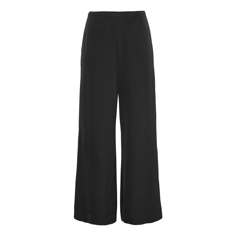 Image of moss copenhagen Womens Trousers Moss Copenhagen Nichelle HW Noir Female XS