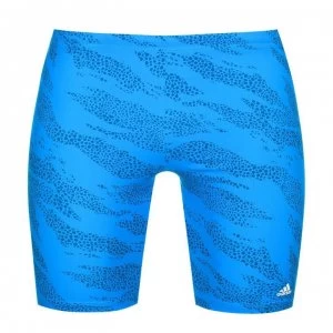 Image of adidas Printed Jammers Mens - S Blue/White