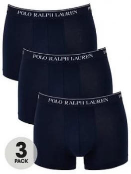 image of Polo Ralph Lauren 3 Pack Trunks - Navy Size M Men