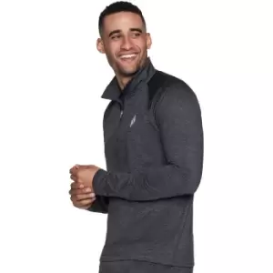 Image of Skechers Mens Ultra Go Half Zip Pullover Fleece Jacket Extra Extra Large