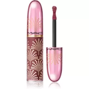 Image of MAC Cosmetics Bubbles & Bows Powder Kiss Liquid Lipcolour Matte Liquid Lipstick Shade Cheers Dears 5 ml