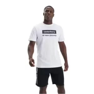 Image of Canterbury Organic T-Shirt Mens - White