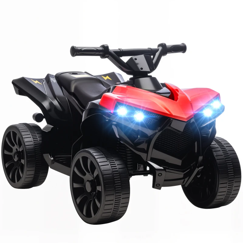 Image of AIYAPLAY 6V Kids ATV, Battery Powered Ride on Car for Ages 3-8 Years in Red Red Unisex