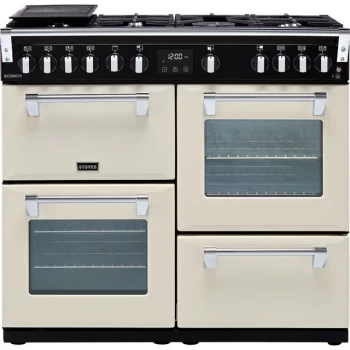 Image of Stoves Richmond S1000G 100cm Gas Range Cooker with Electric Grill - Cream - A/A/A+ Rated