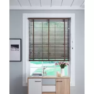 Image of Little Black Book 50Mm Wood Venetian Blind Walnut 120X160Cm