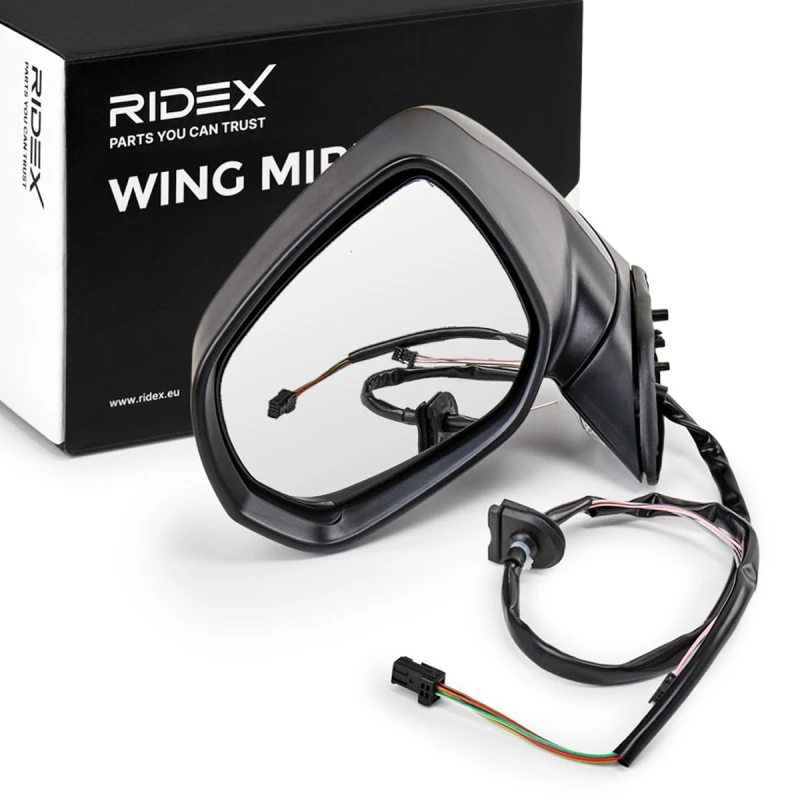 Image of RIDEX 50O0261 Wing mirror Left, Heated Outside Mirror (50)