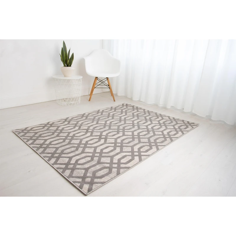 Image of Rugstyle BALLETTO 18FA Beige/Grey unisex 80x150cm