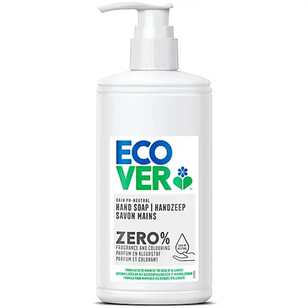 Image of Ecover Hand Soap Liquid Dispenser Zero Fragrance & Coloring 250ml