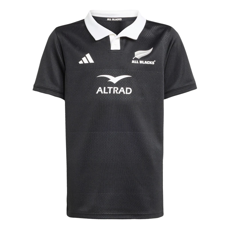 Image of adidas All Blacks Home Shirt 2025 Juniors All Black male 13 Years