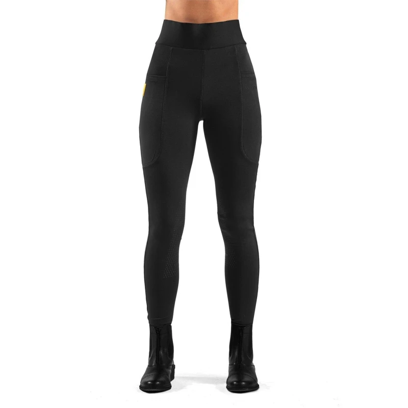 Image of John Whitaker Riding Tights - Black 5 - 6 Years