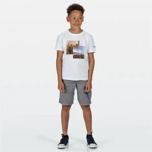 Image of Regatta Bosley III Cotton T-Shirt - White City