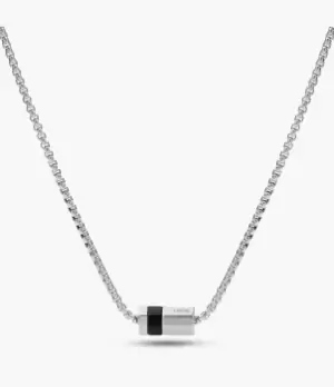 Image of Fossil Men Classics Stainless Steel Pendant Necklace