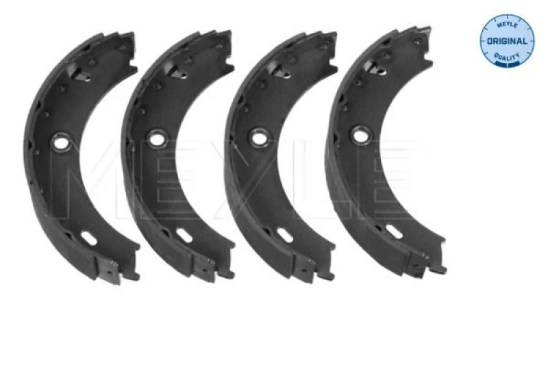 Image of MEYLE 014 042 0402 Handbrake Shoes Original Quality, Rear Axle, without spring Brake Shoe Set,parking brake (1419)