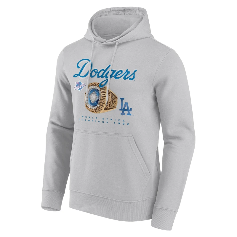 Image of MLB Champions Ring Hoodie Mens LA Dodgers male Medium