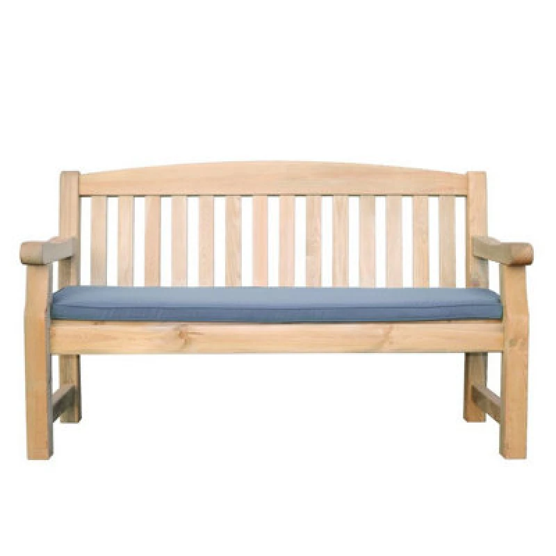 Image of Zest Emily Bench 3 Seater (5ft) Seat Pad - Dark Grey 16373