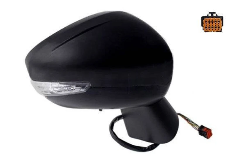 Image of ALKAR 6126886 Wing mirror Right, Electric, Convex Outside Mirror (50)