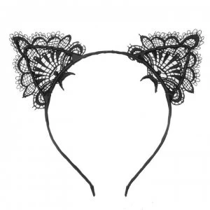 image of SportFX Lace Ears - Black Cat