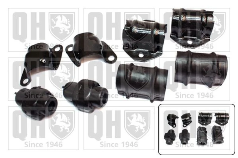 Image of QUINTON HAZELL Repair kit, anti-roll bar bush QUINTON HAZELL EMBK2253