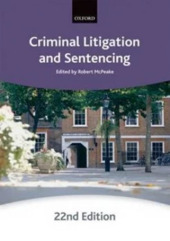Image of Criminal Litigation and Sentencing by Robert Mcpeake Paperback
