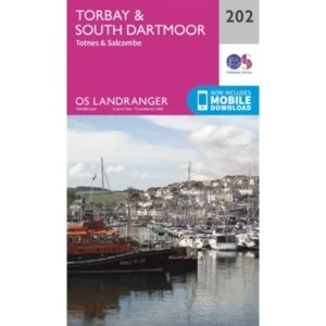 Image of Torbay & South Dartmoor, Totnes & Salcombe by Ordnance Survey (Sheet map, folded, 2016)