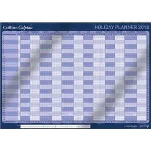 image of Original Collins 2018 Colplan Holiday Planner A1 with Activity