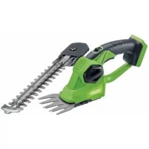 image of Draper 98505 D20 20V 2 In 1 Cordless Hedge Trimmer