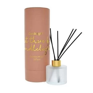 image of 150ml Reed Diffuser In Round Tube 'Let There Be Candlelight' - Orangeblossom Musk Scent