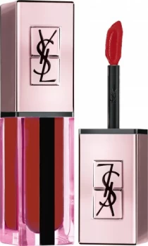 Image of Yves Saint Laurent Vernis A Levres Water Stain Glow 5.9ml 204 - Private Carmine