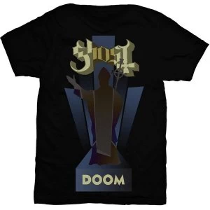 image of Ghost - Doom Unisex Large T-Shirt - Black