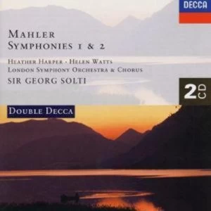 image of Mahler Symphonies 1 & 2 London Symphony Orchestra / Solti by Gustav Mahler CD Album