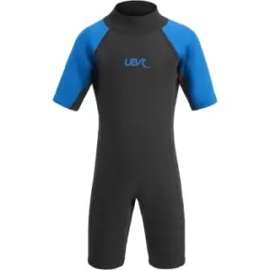 Image of UB Kids Sharptooth Shorty Wetsuit Black/Blue 11-12 Years