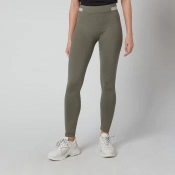 Image of Hugo Boss Erina 1 Active Leggings Dark Green Size S Women