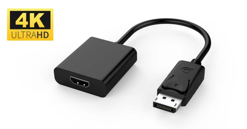 Image of Microconnect DPHDMI3 video cable adapter 0.15 m DisplayPort HDMI Black