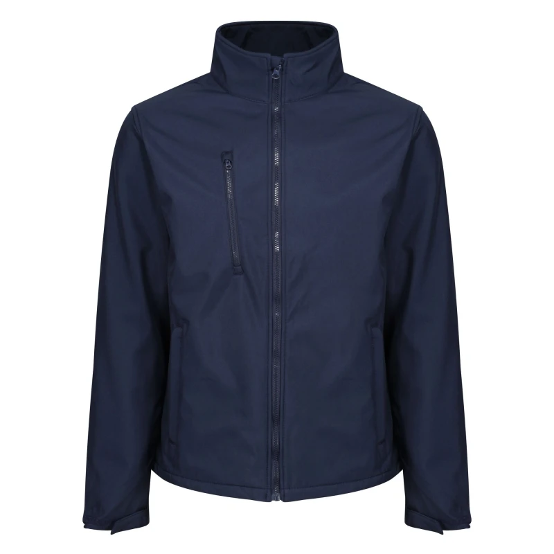Image of Regatta Professional Mens 3 Layer Soft Shell Jacket in Navy Size: XS Navy Male XS