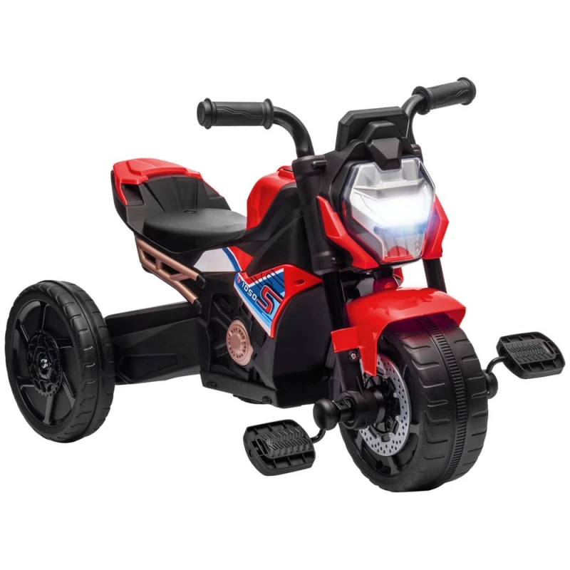 Image of AIYAPLAY 3 In 1 Baby Trike With Headlights Music Horn - Red, Red 370-275V00RD