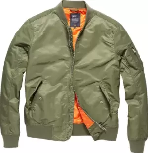 image of Vintage Industries Welder MA1 Jacket, green, Size L, green, Size L