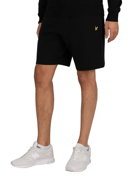 Lyle & Scott Organic Cotton Logo Sweat Shorts Jet Black XXL