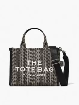 Image of Marc Jacobs The Monogram Logo Canvas Tote Small - Beige