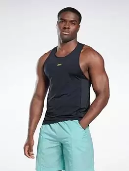Image of Reebok Les Mills Bodypump Activchill Tank Top - Black, Size L, Men