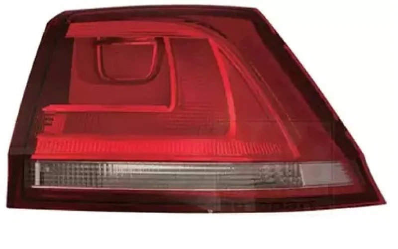 Image of VAN WEZEL 5767932 Rear light Outer section, without bulb holder, Right Combination Rearlight (391)