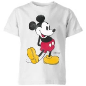 Disney Classic Kick Kids T-Shirt - White - 3-4 Years